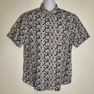 Cactus Floral Button Down Shirt size XLarge
